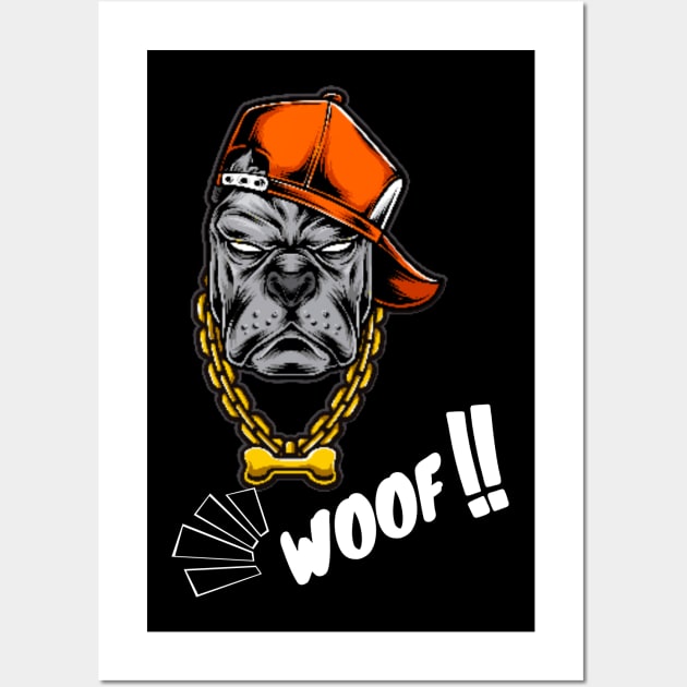 HIP HOP MAD DOG SET DESIGN Wall Art by The C.O.B. Store